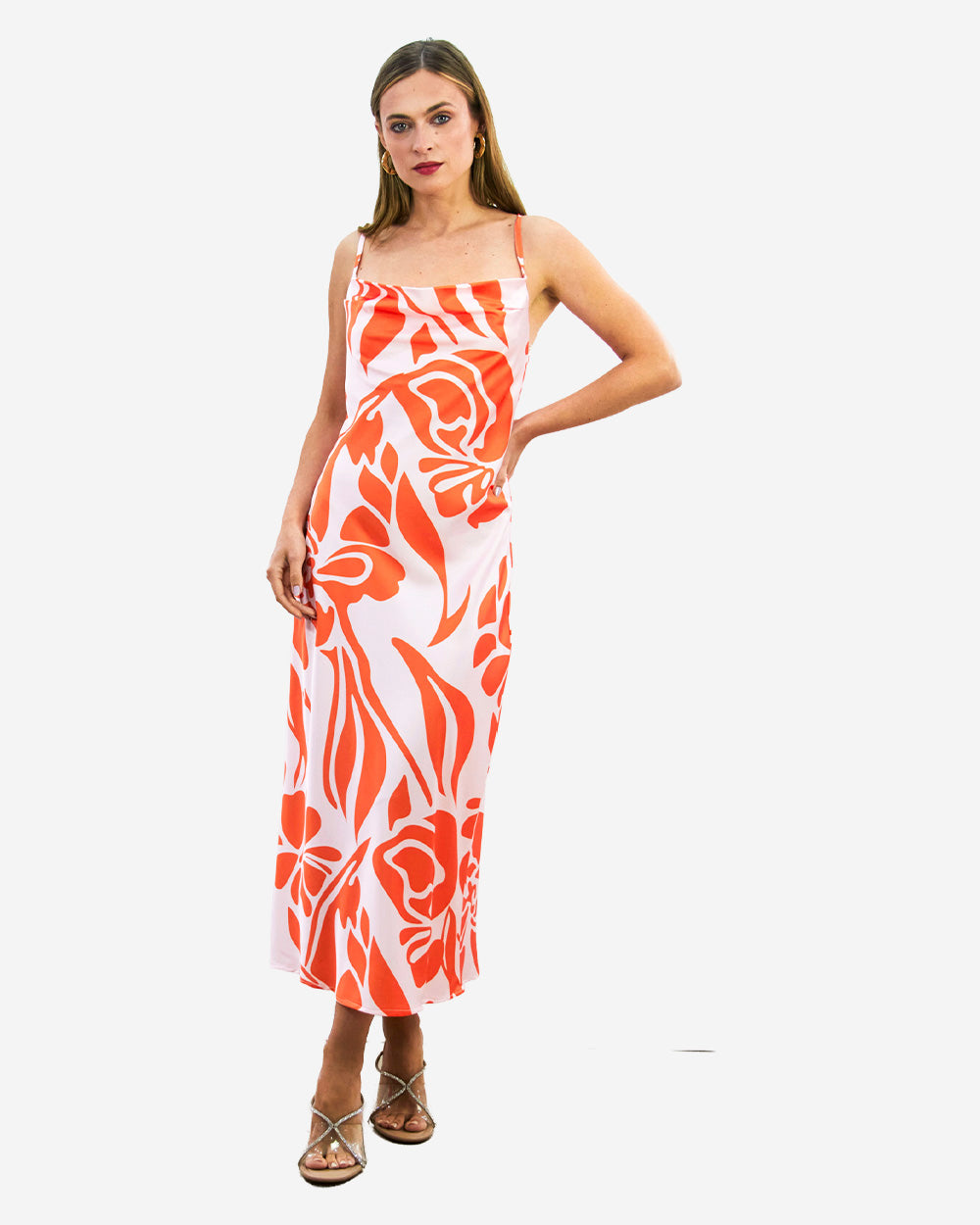 VESTIDO MALVA MIDI